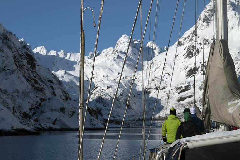 Ski and sail Lofoten